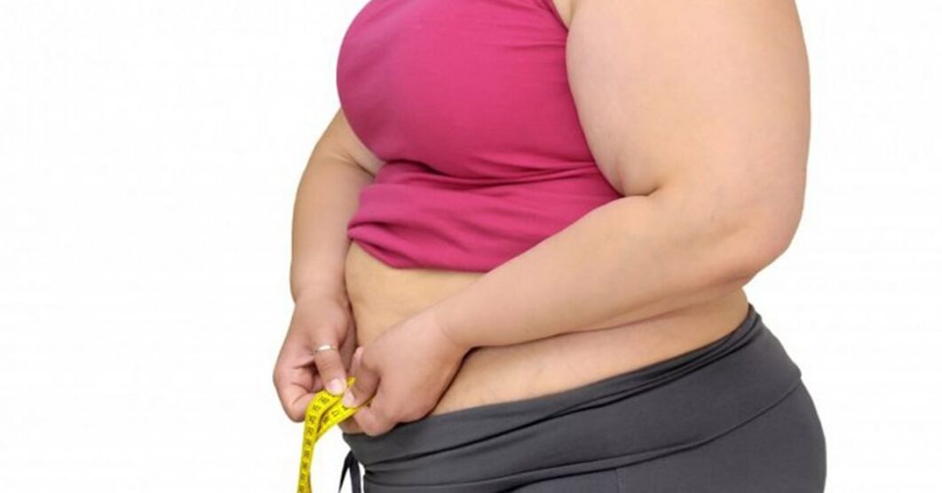 Excess body weight causes pain in the lumbar region